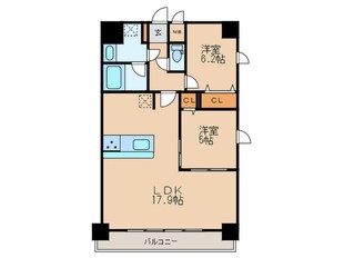 トレヴィ高岳の物件間取画像